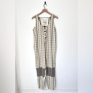 Ace & Jig Romper in Charm/Tuxedo NWT - small